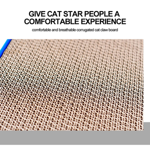 Papan Garukan Kucing Pawise Berbagai Ukuran, Kardus Bergelombang untuk Dalam Ruangan, Tahan Lama, Ramah Lingkungan, Kardus Kepadatan Tinggi - Product Image 5