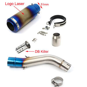 Tubo de Escape Intermedio para Motocicleta, Silenciador, Sistema de Escape Completo Monster 797 2017-2020 para <span class=keywords><strong>Ducati</strong></span> Scrambler 800 2015-2020 - Product Image 5