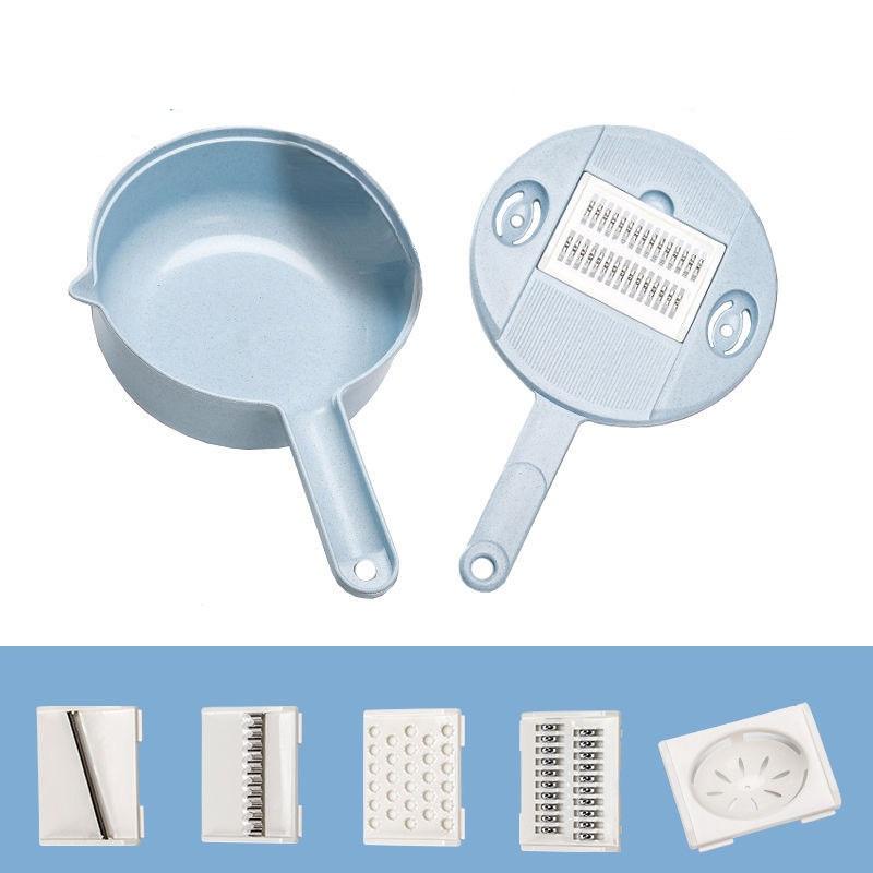 New round wheat straw 8-piece set