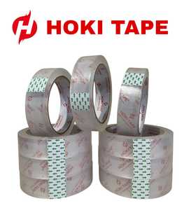 Hoki 24mm X 65m Super Clear OPP Tape 45mic Acrylic Pressure Sensitive <b>Waterproof</b> Single Sided Carton <b>Sealing</b> Masking BOPP - Product Image 2