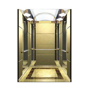 VKSFUJI Champagner Gold 800KG/1000KG Kapazität Personen aufzug MRL Kleiner persönlicher Aufzug für den Büro einsatz Getriebe loser PVC-Boden AC - Product Image 6