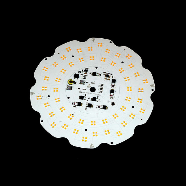 DOB Led Module Aluminum PCBA Round Cuttable Led Board Design Without Driver of ODM Custom Desugn 10 White 150W 80 Light Source