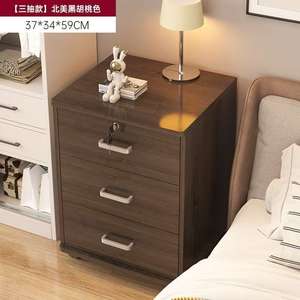 Hochwertiger Moderner MDF-Nachttisch Luxuriöser Schlafzimmerschrank Minimalistisches Aufbewahrungsmöbel Kreatives Design - Product Image 2