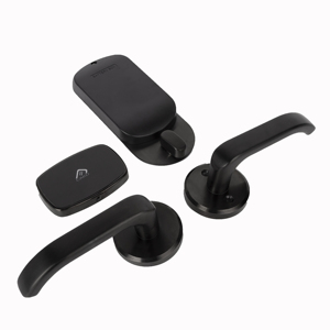 נירוסטה rfidd כרטיס חכם אלקטרוני מנעול דלת מלון דירות עם דלת עץ כוללת מערכת תוכנה במלון - Product Image 4