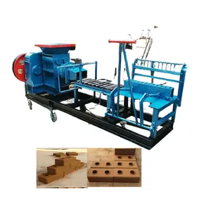 Volautomatische Moddergrond Baksteenextrudermachine Rode Handmatige Baksteenmachine Voor Het Maken Van Bakstenen