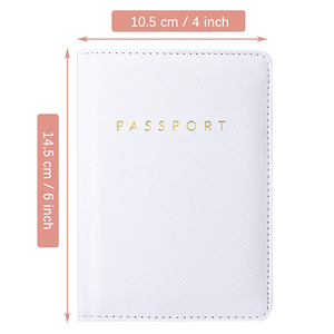 Saffiano Rectángulo PU Tarjeta DE CRÉDITO Pasaporte Titular de la tarjeta de identidad con patrón Etiquetas de equipaje Confianza Caminata Accesorio esencial - Product Image 5