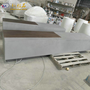 Nuevos Materiales de Construcción de Piedra, Banco de Jardín de Hormigón XMS006, Alto Rendimiento, Resistente a la Corrosión, para Uso Municipal en Paisajismo - Product Image 1