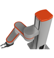 Robot Arm 4 Axis Murah Grosir Pabrik untuk Penumpukan, Kapasitas Angkut 1kg, Manipulator Robotik Otomatisasi