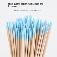 Coton-tiges jetables écologiques à double embout avec bâtonnets en bambou – Outils de nettoyage cosmétique multi-usages pour la beauté et les strass d'ongles