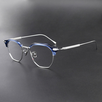 Monture optique CS-73/04 en stock de l'usine de Shenzhen, idéale pour la distribution et les chaînes de magasins de montures en acétate de haute qualité à prix abordable