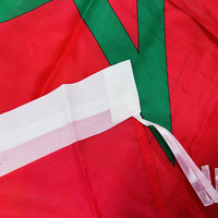 Pas cher Afrique Pays 3 * 5FT Maroc Drapeau Polyester Impression Numérique Accrocher Drapeau Extérieur avec Deux Boucle En Métal.