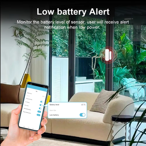 En ucuz ürünler Tuya akıllı Wifi kapı/pencere manyetik sensör Alexa ve <span class=keywords><strong>Google</strong></span> ev ABS plastik WL-19JWT ile çalışmak - Product Image 4
