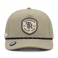 Casquette de golf et de baseball personnalisée de haute qualité, perforée au laser, séchage rapide, avec logo, corde tressée, respirante, sportive, unisexe, pour l'extérieur