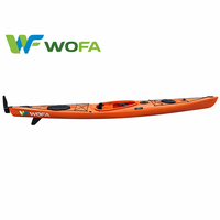 Kayak gonflable de club de surf en LLDPE et PVC, fabrication chinoise, capacité 150, bateau de compétition océanique 3 places