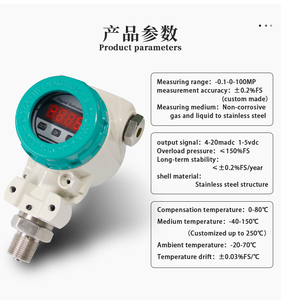 2088เครื่องส่งสัญญาณแรงดัน4-20mA เซ็นเซอร์ทรานสดิวเซอร์อัจฉริยะ - Product Image 4