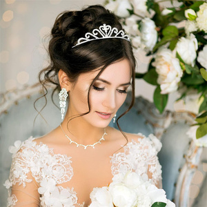 Fille coréenne princesse fête diadème mère fille couronne bandeau cristaux enfants alliage couronne cheveux peigne fêtes spécial - Product Image 2