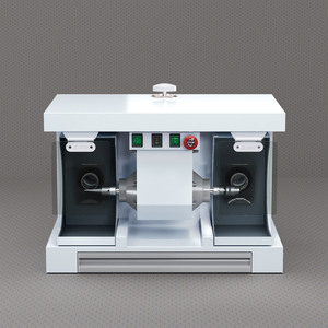 Torno de pulido para laboratorio <span class=keywords><strong>dental</strong></span>, máquina de rectificado y pulido con orificio para colector de polvo - Product Image 1