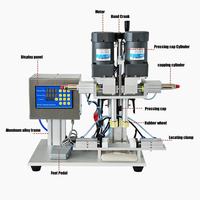 2025 Machine à capsuler semi-automatique à double usage Bouteilles de parfum en PET Bureau motorisé