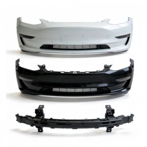 YUCHI OE 1493736-SC-A Nuevo Panel de Cubierta de Parachoques Delantero con Soportes para Asistencia de Estacionamiento para Tesla Model Y 2020-2024 - Product Image 1