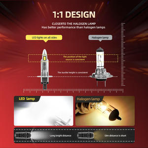 Phare LED H7 6000K 12V H4/H7/H11/9005/HB3/9006 pour voiture, Plug & Play, 70W 4000LM - Product Image 4
