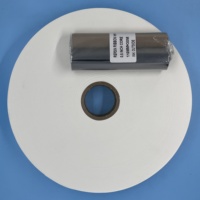 Taffetas de nylon blanc de 2 cm de largeur pour étiquettes d'entretien des vêtements