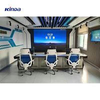 Écran LED mobile professionnel 2K 4K, affichage de conférence LED, mur vidéo prêt à l'emploi, contrôle Wifi, affichage LED intelligent tout-en-un