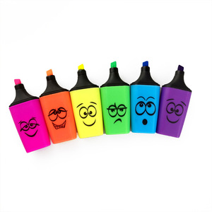 Nouvelle papeterie mignon dessin animé stylo fluorescent mini surligneur marqueur stylo personnalisé <span class=keywords><strong>pastel</strong></span> surligneur fournitures <span class=keywords><strong>scolaires</strong></span> - Product Image 1