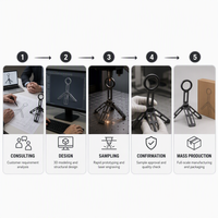 Support magnétique multifonction haut de gamme en métal pur, pliable et facile à transporter, pour prise de vue individuelle et utilisation sur bureau