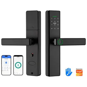 Chinese manufacturer keyless entry door lock support sample cheap price smart door lock fingerprint hotel lock