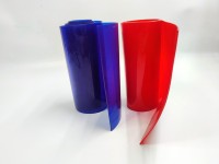 Rideau à lanières en PVC pour porte, transparent, coloré, flexible, résistant au froid (2-6 mm) pour usine et entrepôt