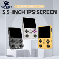 Nouvelle console de jeu portable Powkiddy V20 2025, écran IPS HD de 3,5 pouces, batterie 5000 mAh, système Linux open source, 64 Go