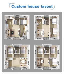 Villa Contenedor Expandible de Alta Calidad con <span class=keywords><strong>Baño</strong></span> Integrado <span class=keywords><strong>para</strong></span> Casas Prefabricadas Portátiles y Resorts - Product Image 3