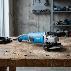FERVI 125mm <b>Mini</b> Professional Cordless Angle <b>Grinder</b> 1200W Power Slide Paddle Switch Brushless Motor M14 up to 11000 RPM - Product Image 3