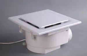 Ventilation de salle de bain 4 6 pouces à faible puissance et faible bruit avec lumière LED, ventilateur d'extraction d'air personnalisé avec éclairage