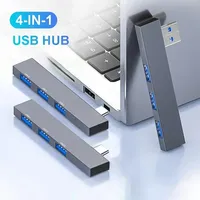 Adaptateur multi-USB 4 ports, adaptateur OTG, hub USB C 3.0 type C 3.1 pour Xiaomi Lenovo Macbook Pro 13 15 Air Pro, accessoires informatiques
