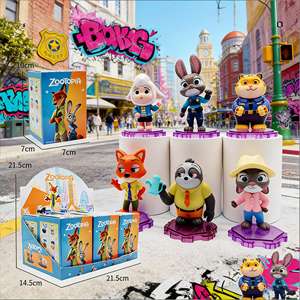 Figuras de Juguete de Moda de la Serie Zoológico Judy Rabbit y Nick Fox, Lindas Figuras de <span class=keywords><strong>Anime</strong></span> de Dibujos Animados, Artículos de Películas - Product Image 1