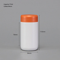 Bouteille personnalisée en plastique de qualité alimentaire 150 ml 175 ml pour médicaments, vitamines, pilules, capsules et compléments
