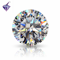 Pierres de Moissanite créées par laboratoire en vrac de qualité supérieure coupe brillante couleur blanche de haute qualité pour la fabrication de colliers tiers