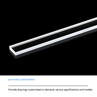 Prisme planaire de guide de lumière Flexible de tige en verre optique plat de haute précision pour Instruments optiques Tige optique plate