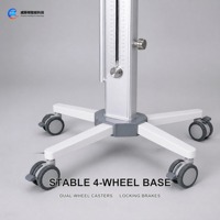 Support de perfusion IV médical réglable en hauteur avec crochets pour soins à domicile, hôpitaux et cliniques – Vente en gros, usine OEM