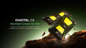 New Oukitel G5 gồ ghề Android 14 điện thoại 6300mAh cắm trại Ánh sáng 4 + 128GB T310 LTE di động + Điện thoại di động - Product Image 6