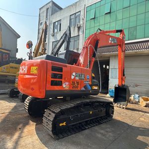 Excavadora de 20 toneladas de alta calidad, máquinas de construcción de segunda mano Hitachi ZX200 usadas, horas de trabajo bajas, engranaje de motor de venta - Product Image 6