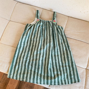 2025 tenues assorties pour frères et sœurs frère soeur été pastèque tenues assorties frère chemises jumelles - Product Image 3