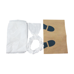 HSG fábrica al por mayor de alta calidad Auto Desechable Asiento desechable PE impermeable cubierta del volante <span class=keywords><strong>5</strong></span> en 1 cubierta del coche conjunto - Product Image 6