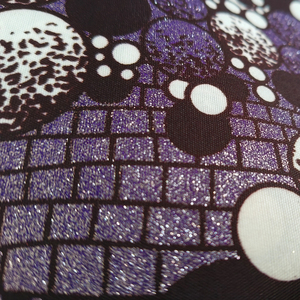 قماش أنقرة الأفريقي الفاخر عالي الجودة، قماش باتيك حقيقي منسوج من القطن الشفاف بألوان ذهبية وخضراء وزرقاء للخياطة - Product Image 5