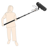 Kit de suspension pour microphone canon E-IMAGE BPMK1 avec bonnette anti-vent et étui de sécurité, petite taille