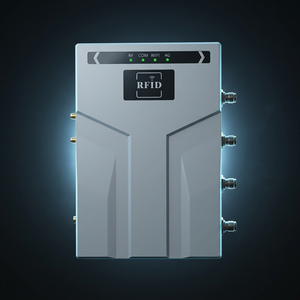 เครื่องอ่านแอนดรอยด์อีเธอร์เน็ต RFID 860-960MHz RS232ความถี่485 WG26/34G GPS เอาต์พุต WIFI 4G สำหรับเครื่องอ่านรีเลย์เอาต์พุต - Product Image 1