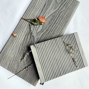 3D Embossed Deep Wood Grain Deck WPC Outdoor Flooring Wood Plastic Composite Tile Garden Decking Composite