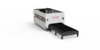 Machine de découpe laser à fibre entièrement fermée 3000W 6000W CNC pour tôles métalliques avec table d'échange intégrée