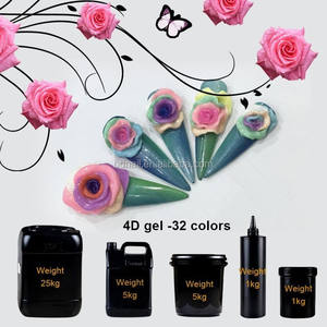 Diseño de uñas de mano no pegajoso 4D, escultura 3D de 32 colores, juego de esmalte de Gel tallado suave, Kit de Gel de tallado 3D UV sin Hema orgánico, sin TPO - Product Image 2